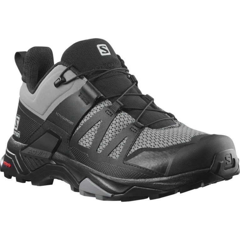 Salomon X Ultra 4 Men's Hiking Shoes Black / Grey | CA 92J5